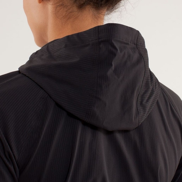 Lululemon Street To Studio Black Zip Up Hooded Lined Jacket Size 6 - Picture 2 of 9